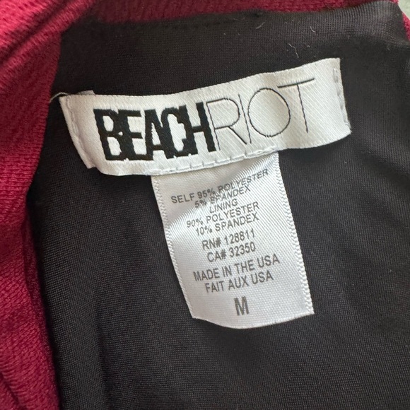 Beach Riot Burgundy Halter Style Bikini - Picture 6 of 6